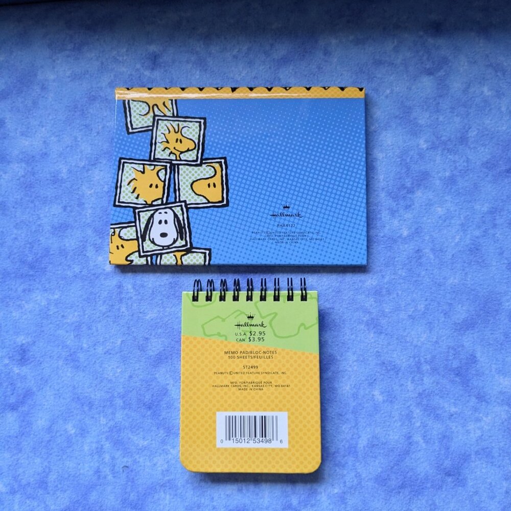 Snoopy/Woodstock photo book and notebook - Picture 2 of 6